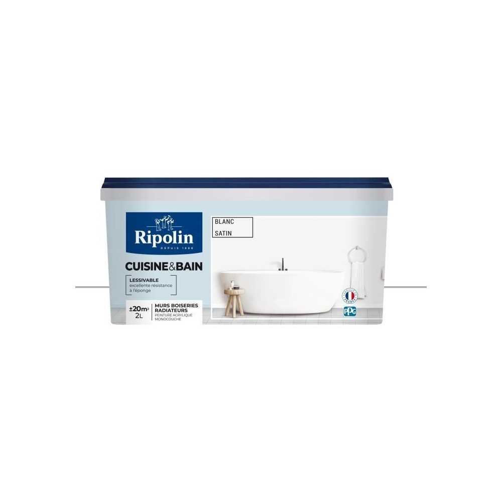 RIPOLIN CUISINE ET BAIN BLANC SATIN 2L