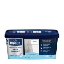 Sous couche anti-humidité mat blanc 2,5L Ripolin