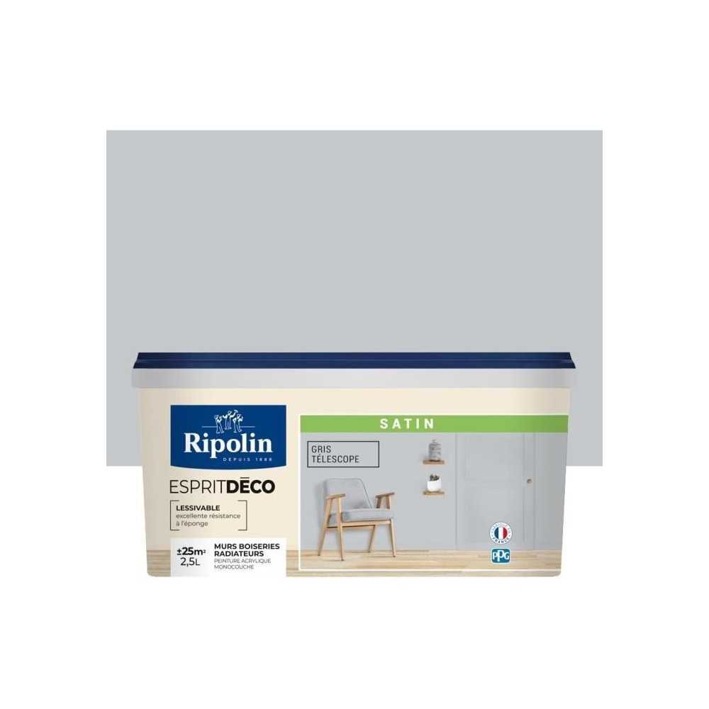 RIPOLIN ESPRIT DECO GR TELESCO SATIN 2.5L