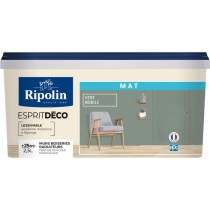 Peinture de décoration murale intérieure - Vert nobile mat - RIPOLIN - 2,5 L