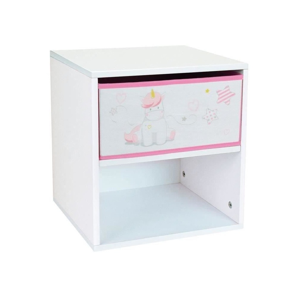 CIJEP Table de chevet enfant Licorne