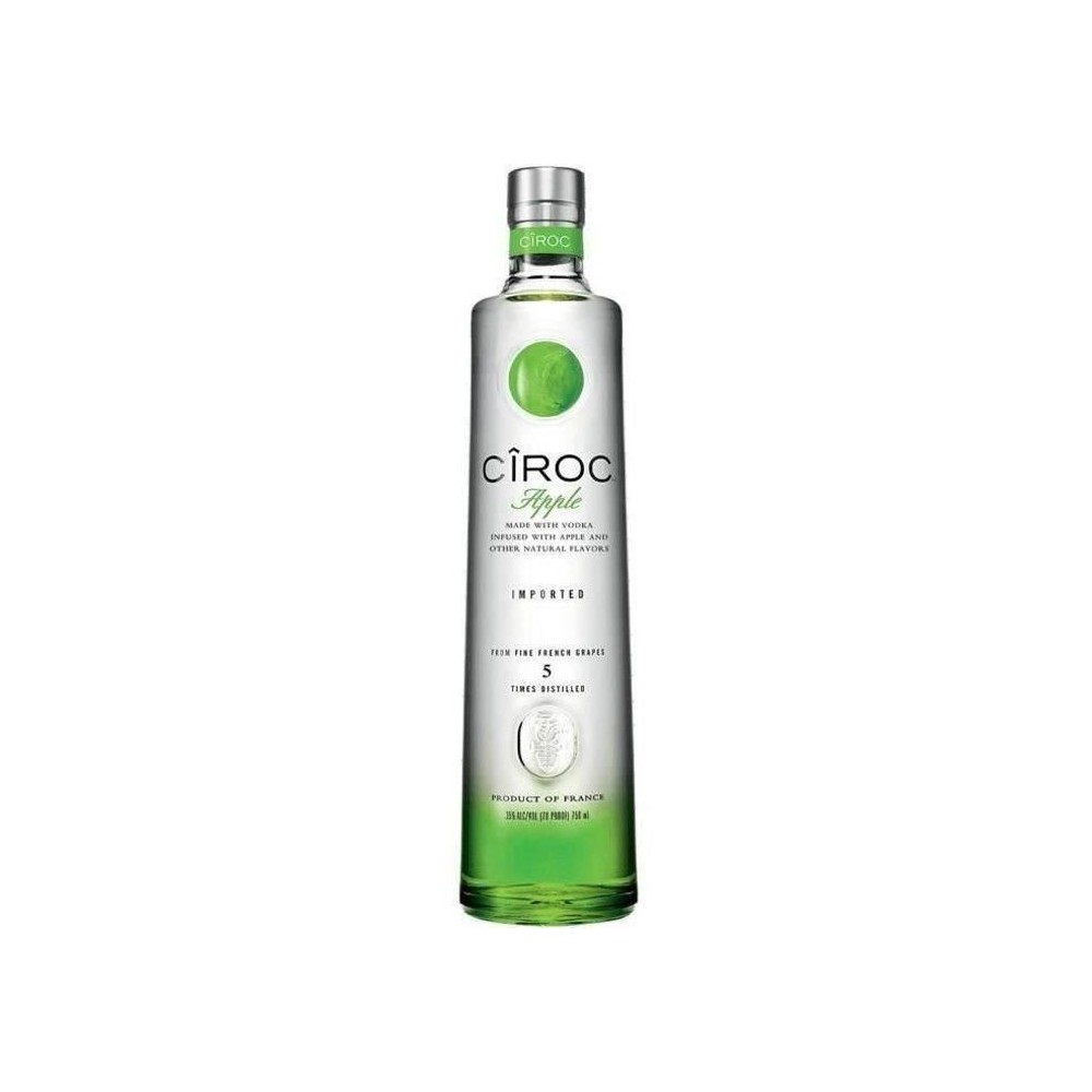 Ciroc Pomme - Vodka Aromatisée - 37.5% - 70cl