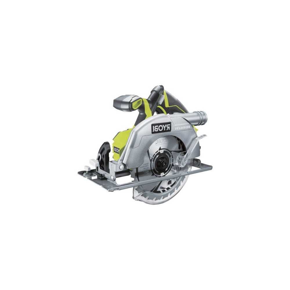 Scie circulaire RYOBI - R18CS7-0 - 18V One+ Brushless - 60mm - sans batterie ni chargeur