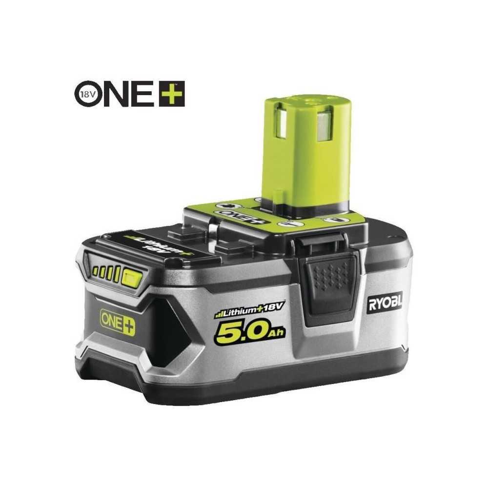 Batterie Lithium+ 18V - 5,0 Ah - Gestion Individuelle de Charge/Décharge des Cellules - RYOBI