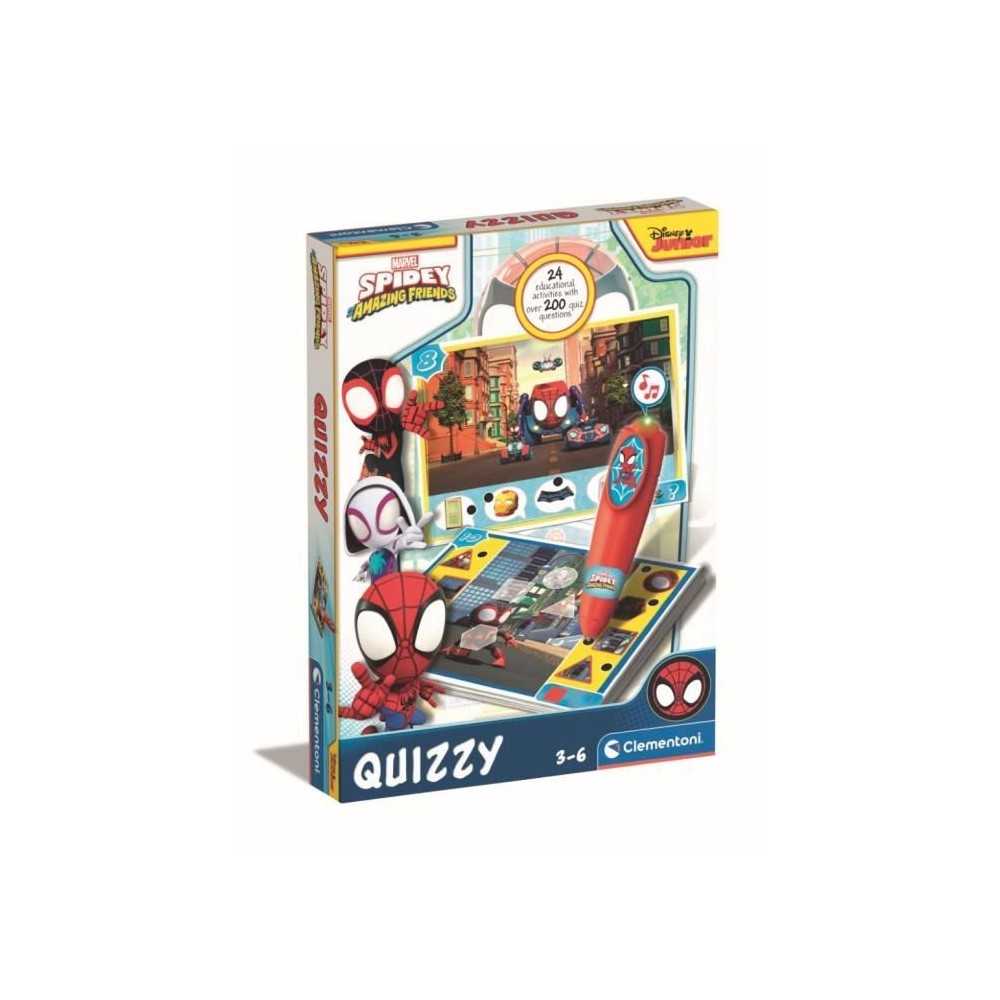 Clementoni - Quizzy - Spidey - Jeu interactif avec 200 Quizz + un styl