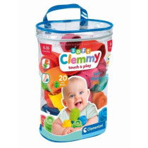 Clementoni - Clemmy Baby - Sac souple 20 pieces - Mixte - A partir de