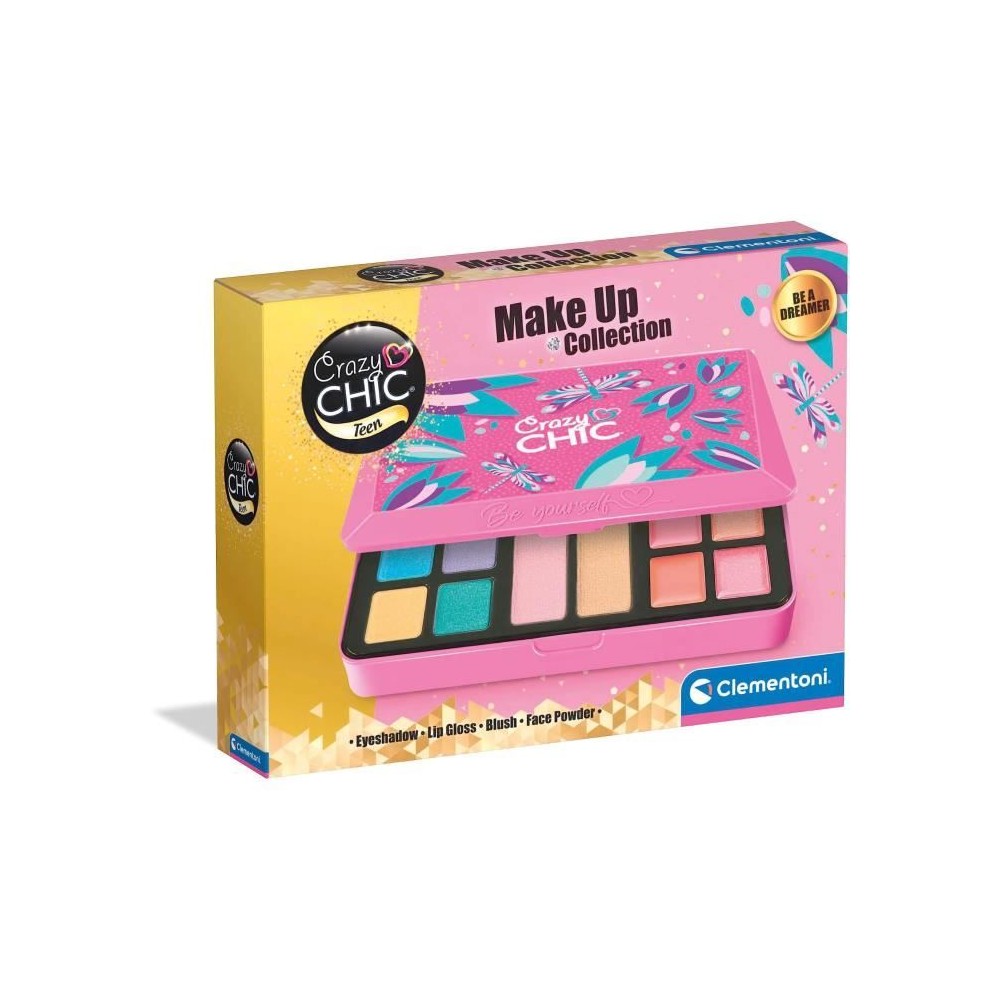 Clementoni - Palette de maquillage Crazy Chic - Be a dreamer -