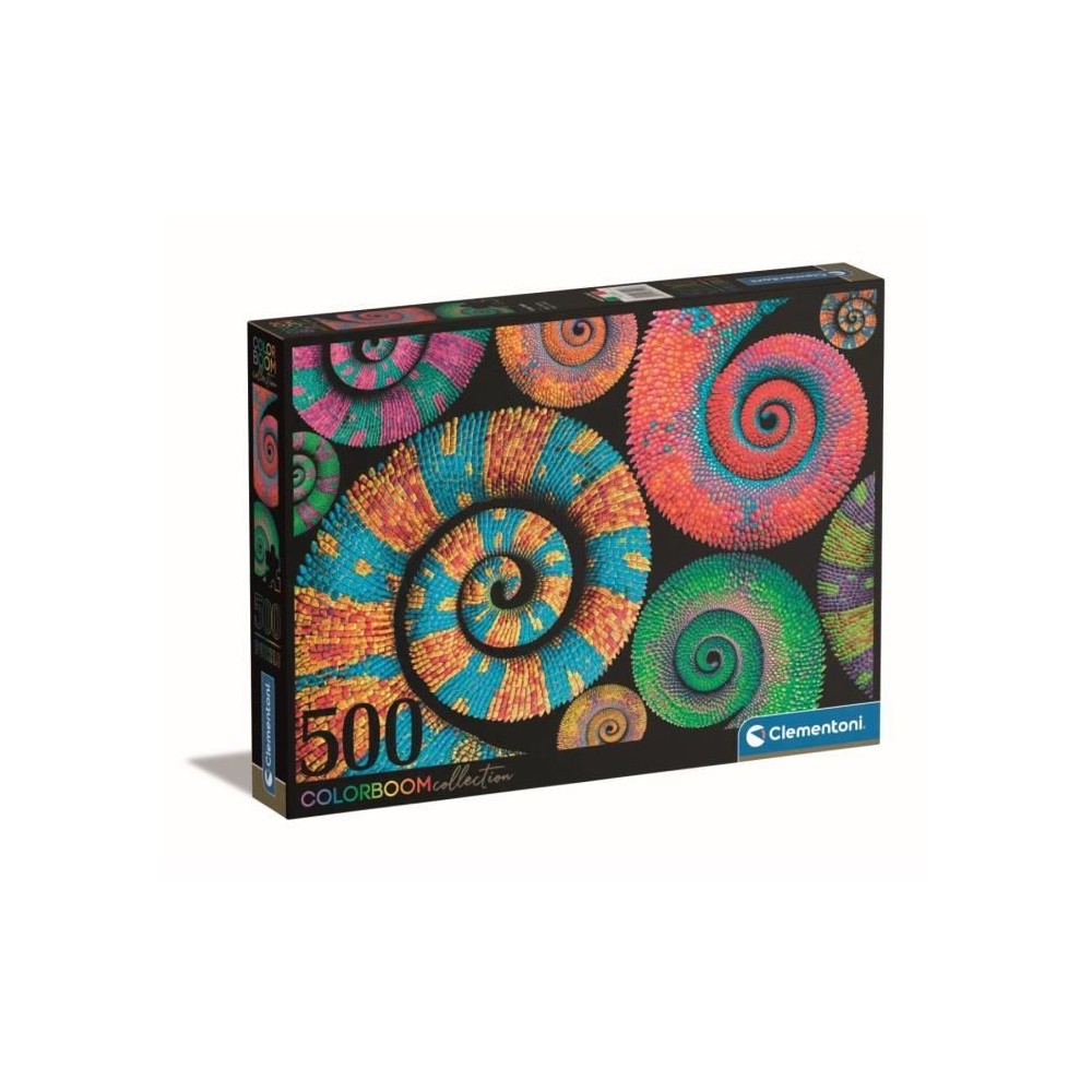 Clementoni - 500p Colorboom Curly - 49 x 36 cm