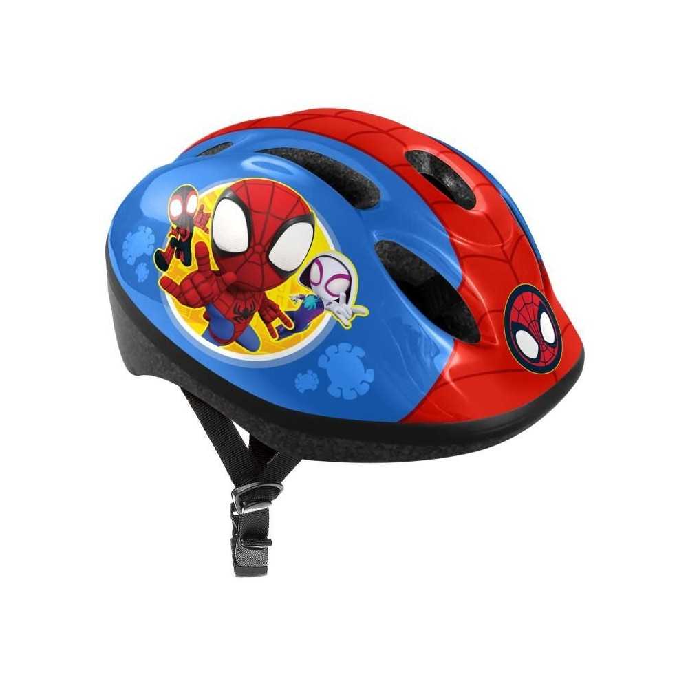 Casque de vélo STAMP - modele Spidey pour enfant garçon - tour de tete réglable et confortable