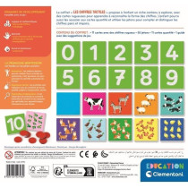 Montessori - Clementoni - Les chiffres tactiles - Jeu éducatif appren