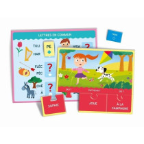 Clementoni - Coffret Jeux de lecture - Jeux d'association et de reconn