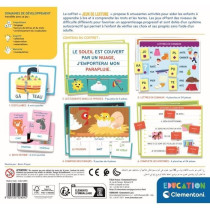 Clementoni - Coffret Jeux de lecture - Jeux d'association et de reconn