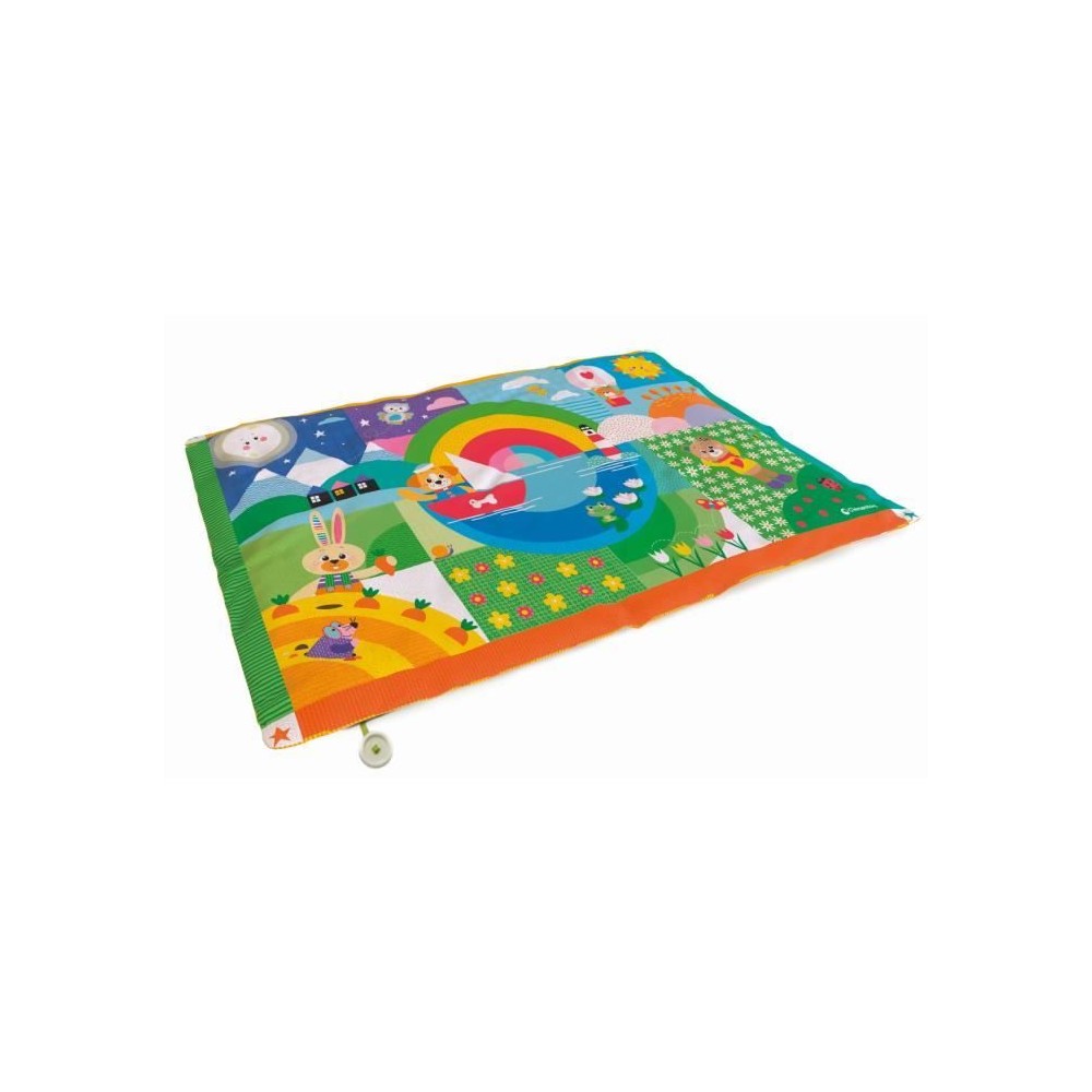 Tapis Matelassé (135x90cm) - Tapis d'Eveil - Tapis Baby Friends - Cle