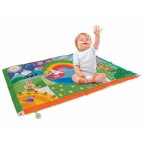 Tapis Matelassé (135x90cm) - Tapis d'Eveil - Tapis Baby Friends - Cle