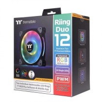 THERMALTAKE Riing Duo 12cm RGB TT Premium (Pack de 3) - Ventilateur 12