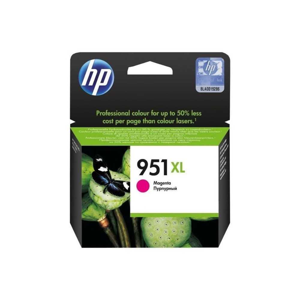 HP 951XL Cartouche d'encre magenta grande capacité authentique (CN047