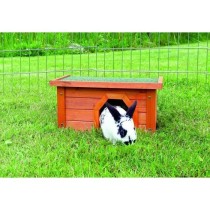 Habitat pour petits animaux - TRIXIE - Natura - Pin verni - Extérieur - Lapin - Adulte - Rongeur