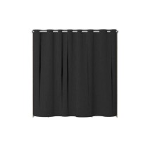 Dressing ARTIC avec rideau - L 198 x H 203 cm - 2 colonnes + 2 penderi