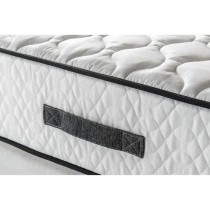 Ensemble matelas + sommier 140 x 190 cm - 580 Ressorts ensachés - 7 zones de confort - 24 cm - Équilibré - DEKO DREAM Détent