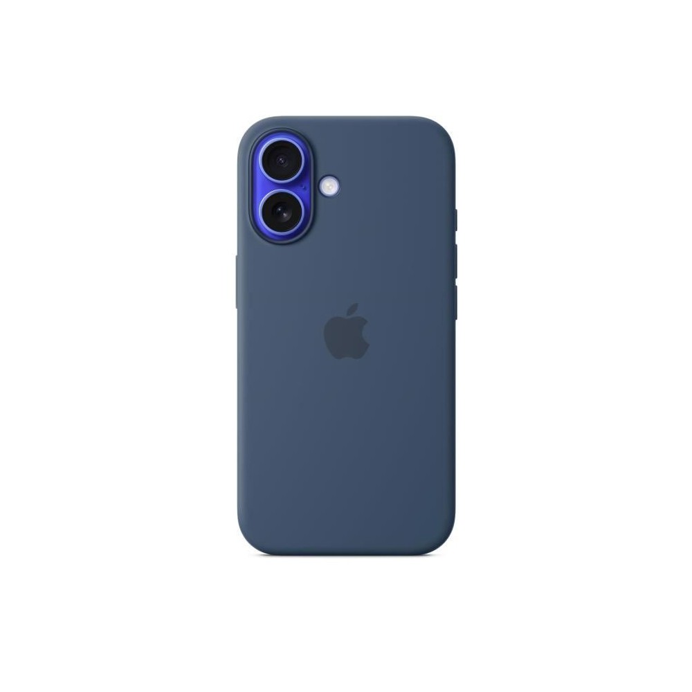 APPLE iPhone 16 - Coque en silicone avec MagSafe - Denim