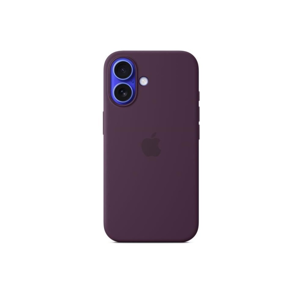 APPLE iPhone 16 - Coque en silicone avec MagSafe - Plum