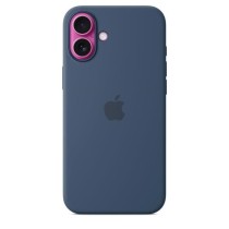 APPLE iPhone 16 Plus - Coque en silicone avec MagSafe - Denim