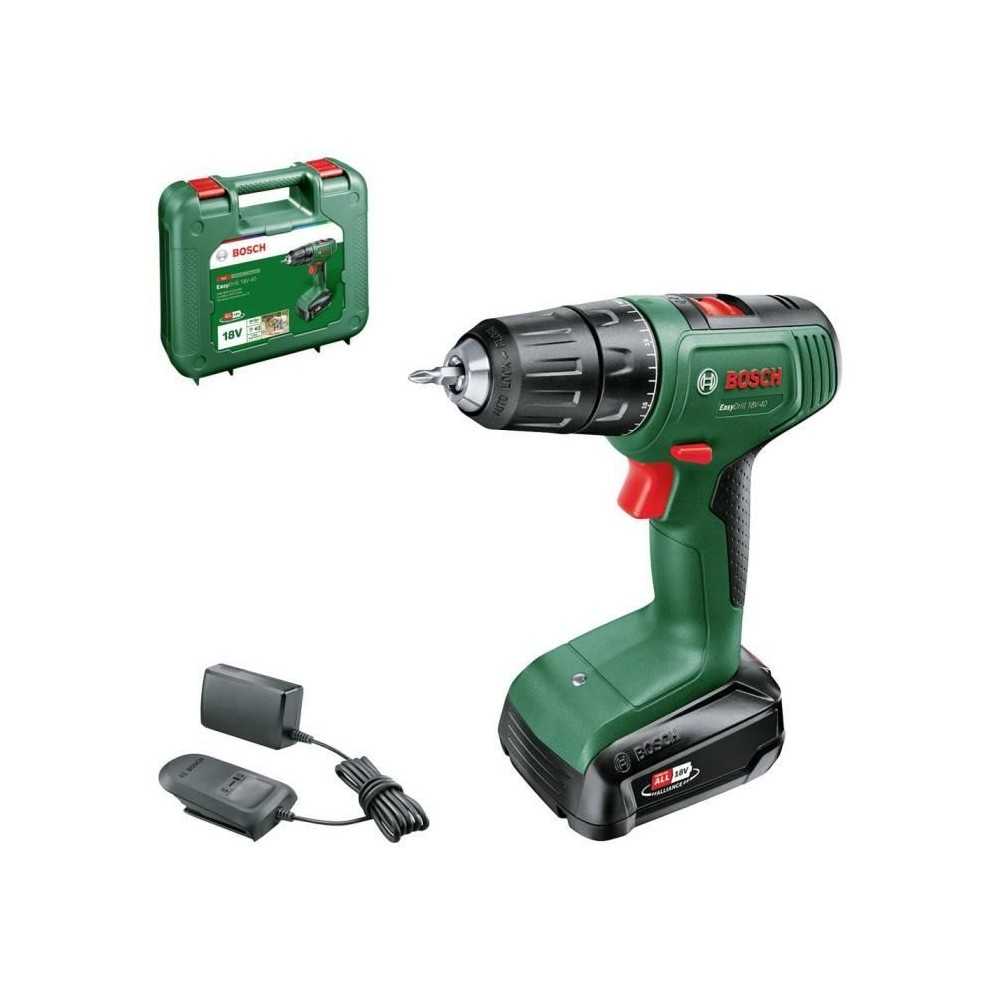 Perceuse visseuse Bosch EasyDrill 18V-40 (+1xbatterie 2,0Ah) + chargeu