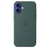 APPLE iPhone 16 Plus - Coque en silicone avec MagSafe - Lake Green