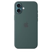 APPLE iPhone 16 Plus - Coque en silicone avec MagSafe - Lake Green