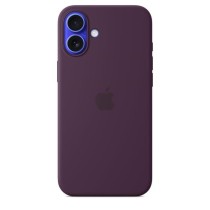 APPLE iPhone 16 Plus - Coque en silicone avec MagSafe - Plum