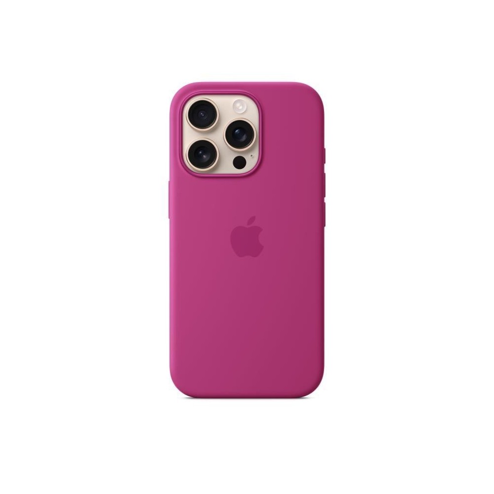 APPLE iPhone 16 Pro - Coque en silicone avec MagSafe - Fuchsia