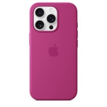 APPLE iPhone 16 Pro - Coque en silicone avec MagSafe - Fuchsia