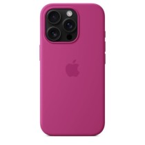 APPLE iPhone 16 Pro - Coque en silicone avec MagSafe - Fuchsia