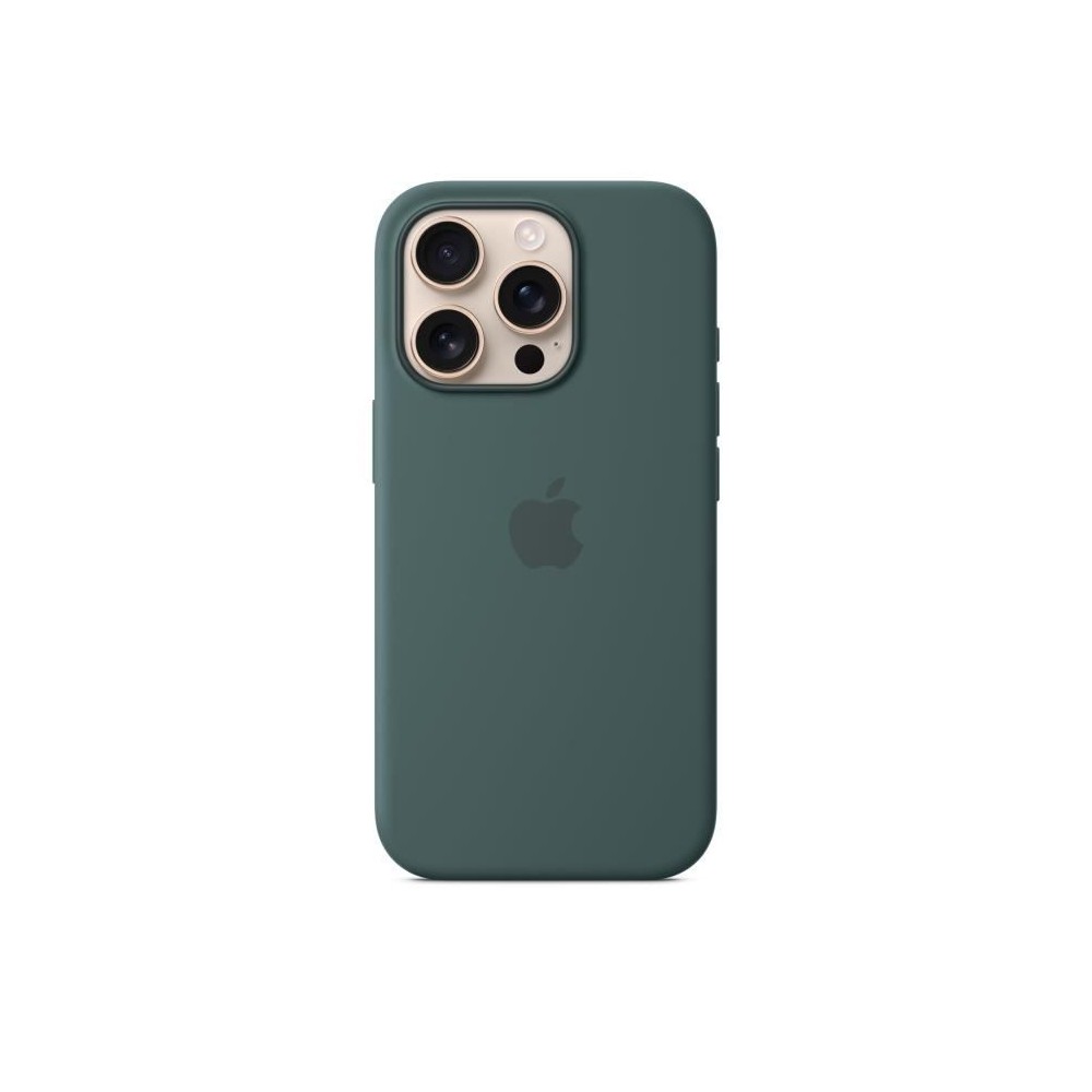 APPLE iPhone 16 Pro - Coque en silicone avec MagSafe - Lake Green