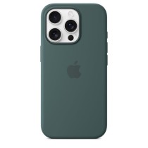 APPLE iPhone 16 Pro - Coque en silicone avec MagSafe - Lake Green