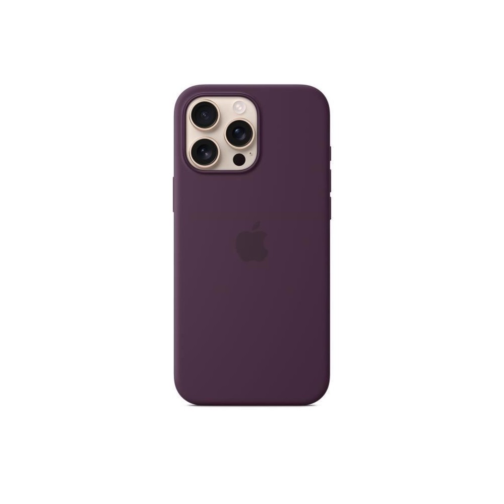 APPLE iPhone 16 Pro Max - Coque en silicone avec MagSafe - Plum