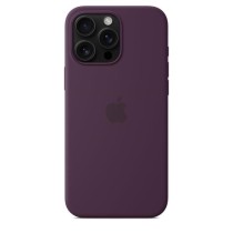 APPLE iPhone 16 Pro Max - Coque en silicone avec MagSafe - Plum