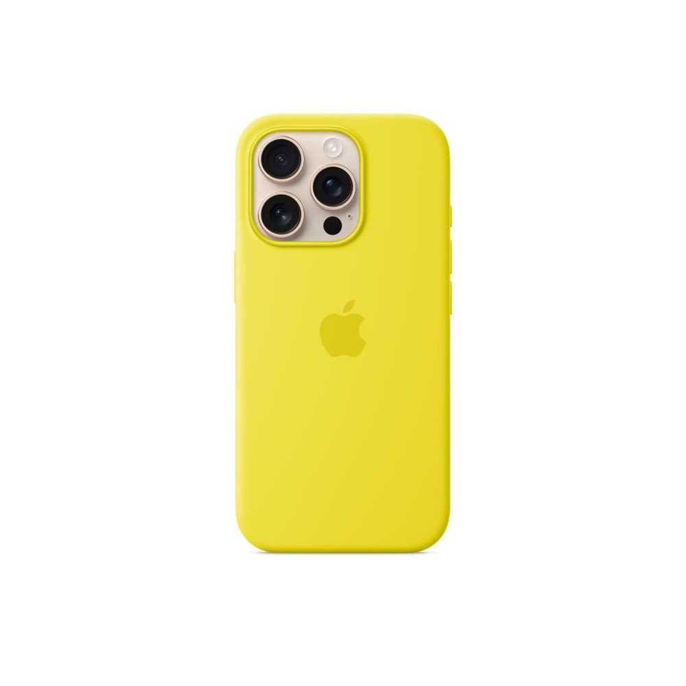 APPLE iPhone 16 Pro - Coque en silicone avec MagSafe - Star Fruit