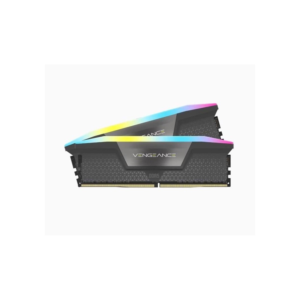 Mémoire RAM - CORSAIR - Vengeance RGB DDR5 - 32GB 2x16GB DIMM - 5600