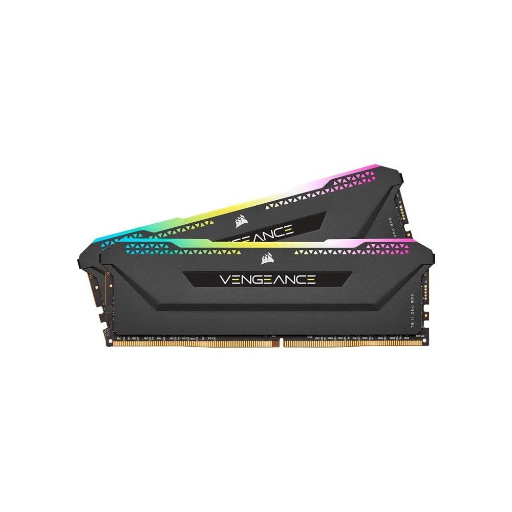 Mémoire RAM - CORSAIR - Vengeance RGB Pro SL DDR4 - 32GB 2x16GB DIMM