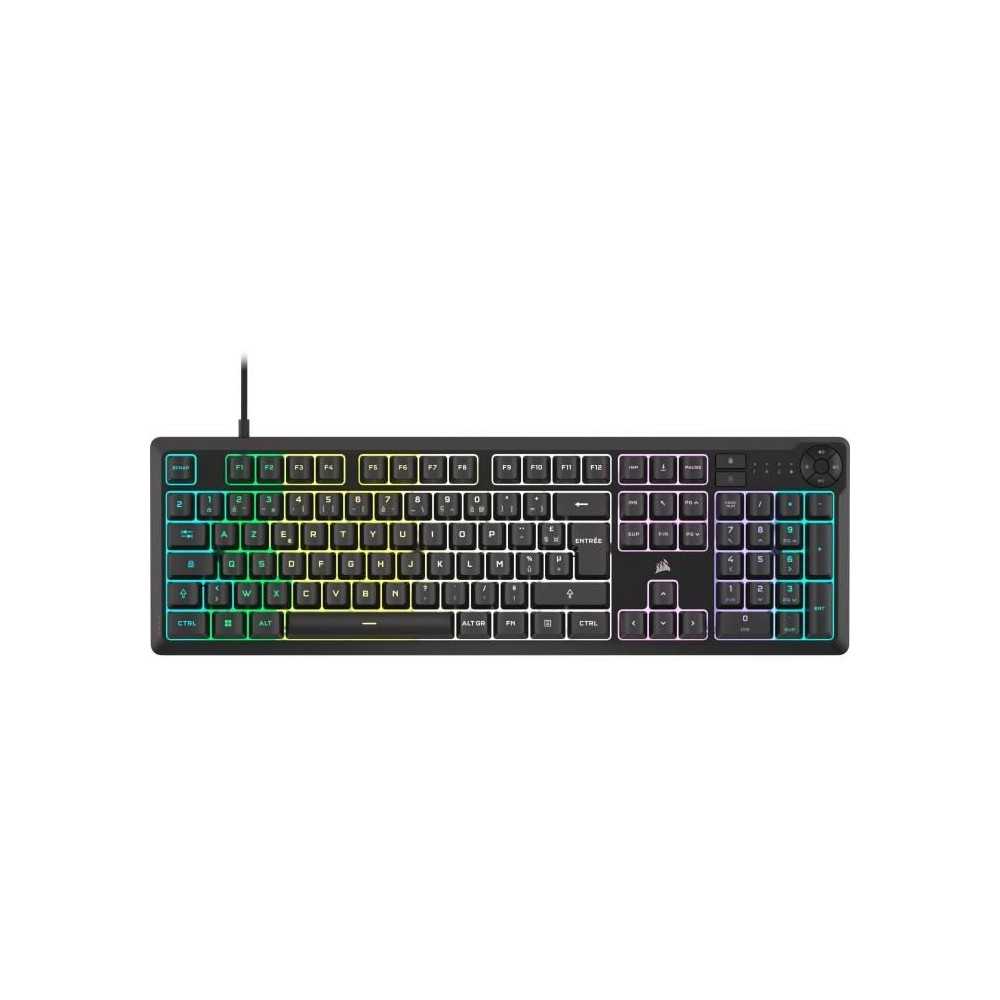 Clavier gaming filaire a membrane - CORSAIR - K55 CORE RGB - Rétroéc