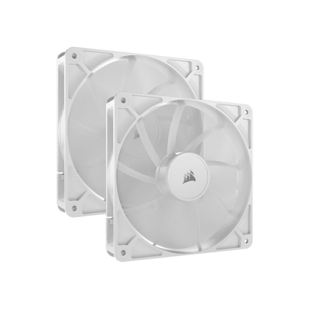 Pack de 2 ventilateurs PWM 140mm - CORSAIR - RS140 - Blanc