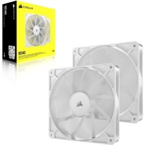 Pack de 2 ventilateurs PWM 140mm - CORSAIR - RS140 - Blanc