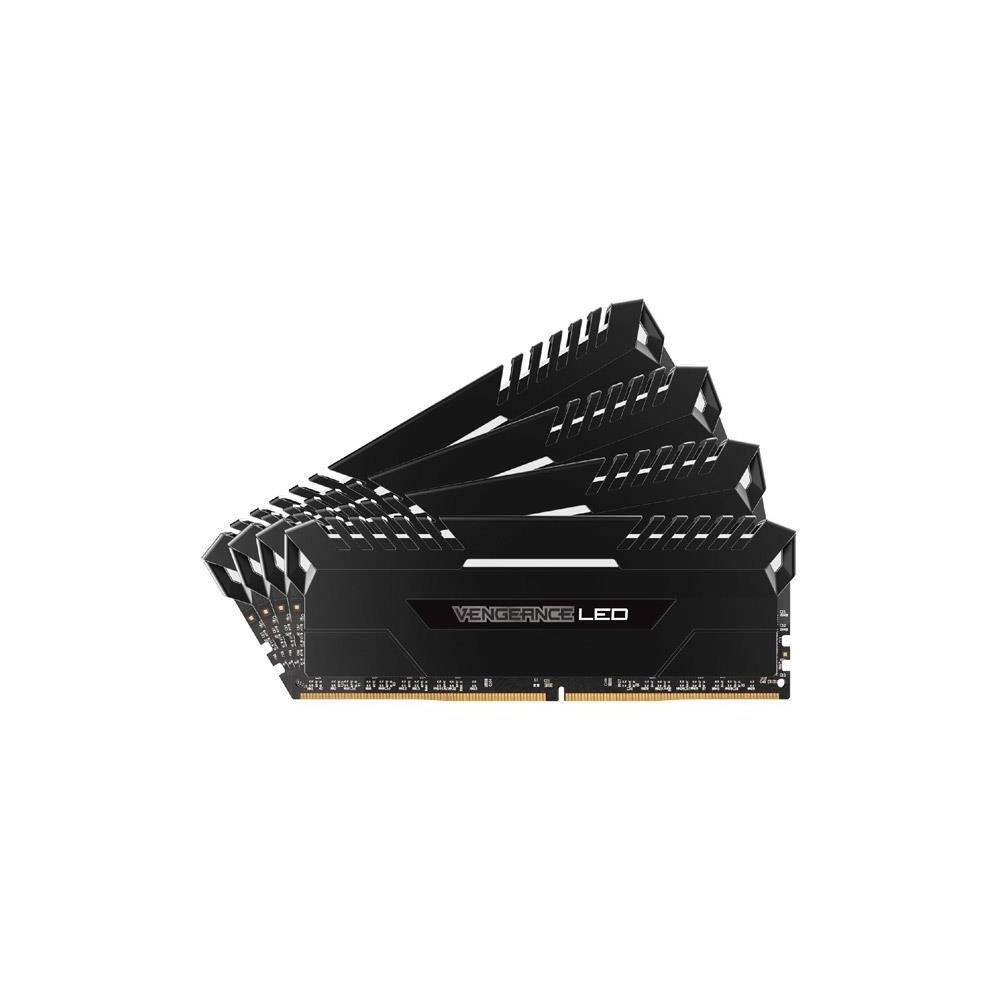 CORSAIR Mémoire PC Vengeance LED - DDR4 - Kit 64GB (4 x 16GB) - 3000