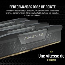 Mémoire RAM - CORSAIR - Vengeance RGB DDR5 RAM 32Go (2x16Go) 6000MHz