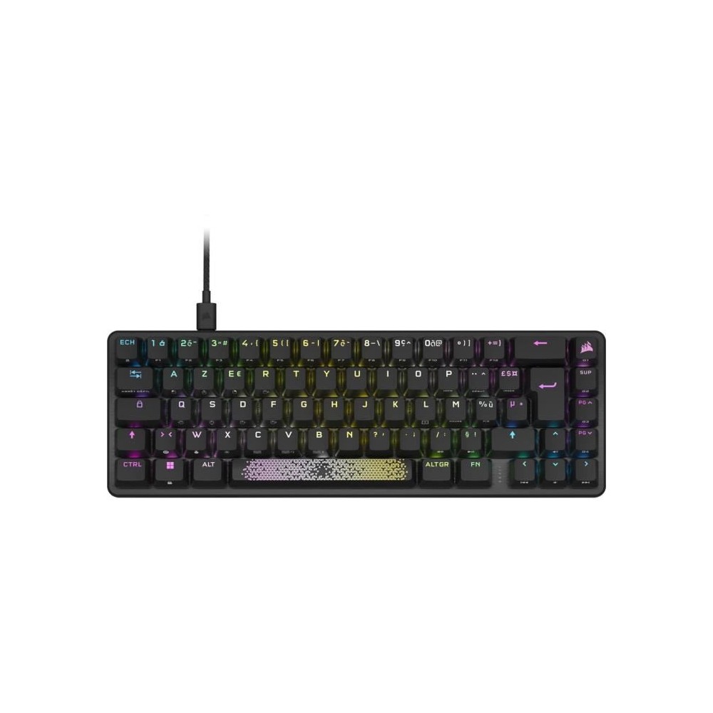 Clavier gaming optique et mécanique - CORSAIR - K65 PRO MINI - Rétro