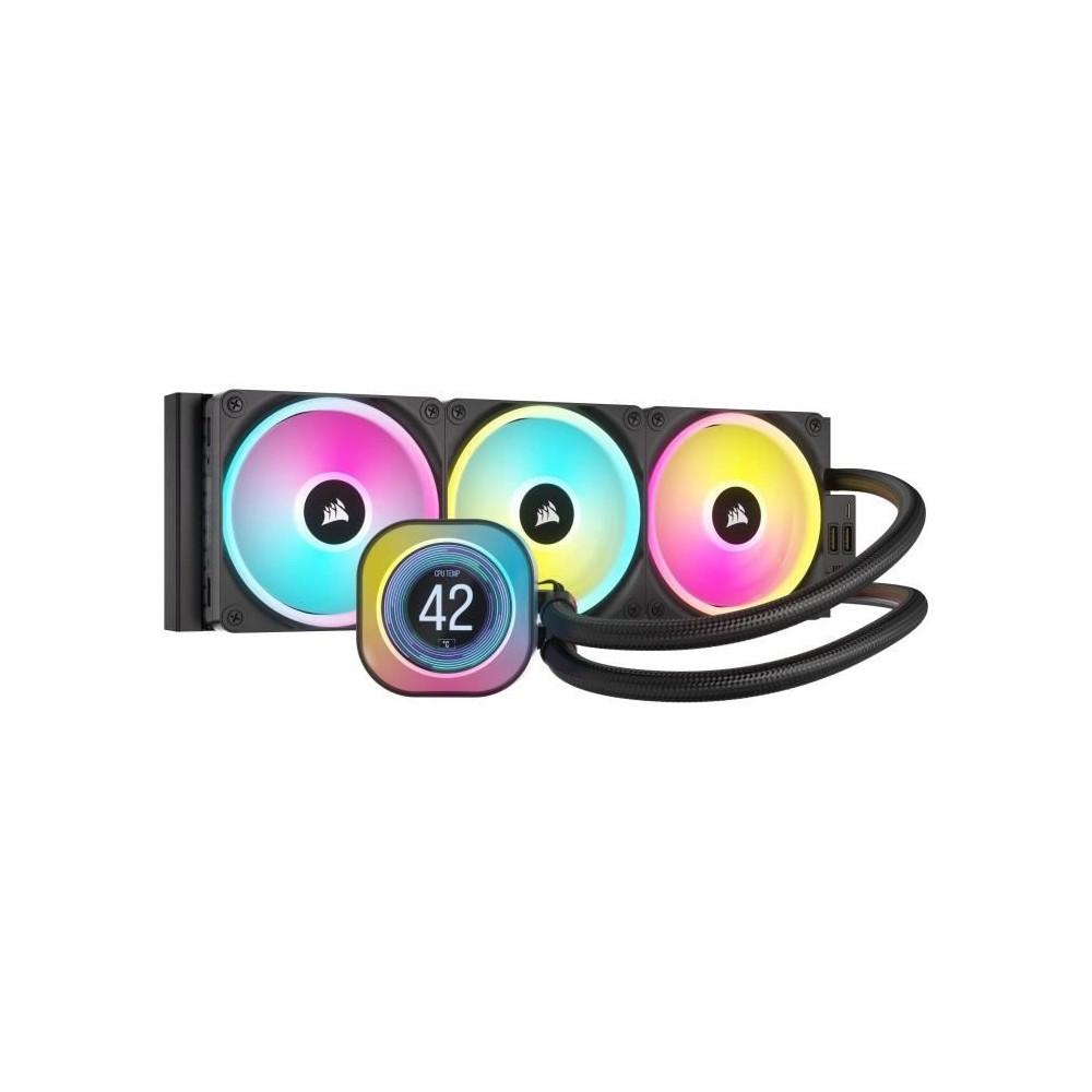 Water Cooling - CORSAIR - iCUE LINK H150i LCD AIO - Radiateur 360mm -