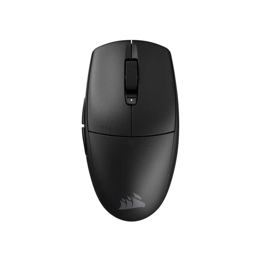 Souris Gaming Sans Fil - CORSAIR - M55 Wireless - Noire, Symétrique