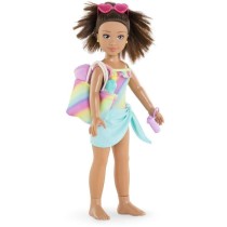 Poupée mannequin Luna a la plage - COROLLE GIRLS - 28 cm - 5 accessoi