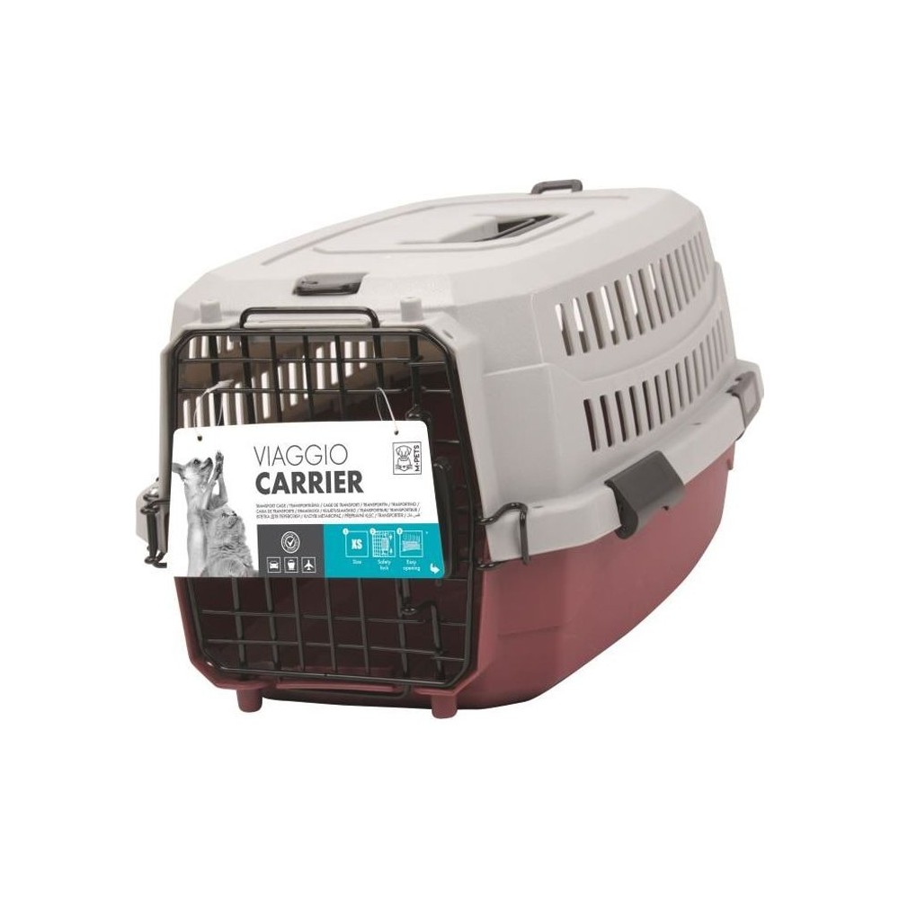 M-PETS Caisse de transport Viaggio Carrier S - 58,4x38,7x33cm - Bordea